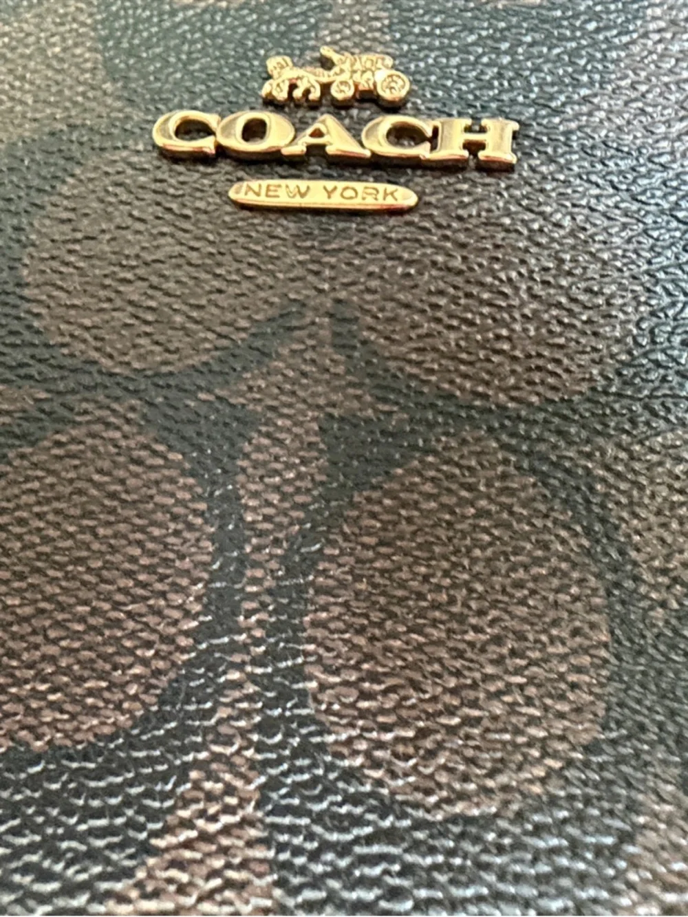 Coach Double Zipper Wristlet